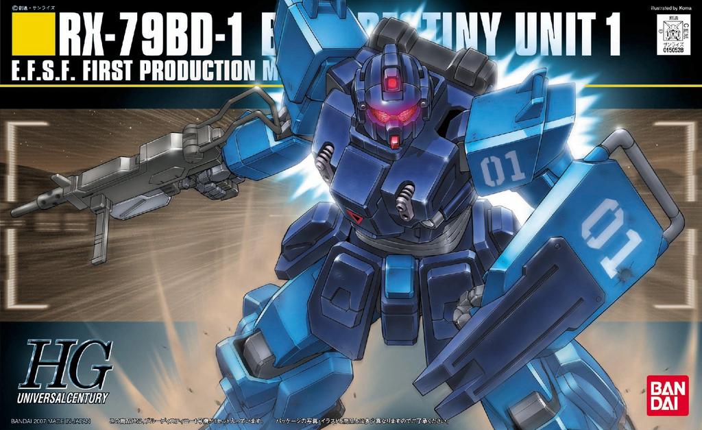 Костюм HGUC Blue Destiny Unit 1 1/144 RX-79BD-1 (Мобильный Гандам)