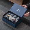 Подарочный набор из китайских керамических чайных сервизов Чайный сервиз в стиле кунг-фу Один чайник и четыре чашки Чайник и чашка