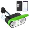 Tuya Double Outlet Outdoor, Outdoor Outlet Waterproof, Wi-Fi Outlet Outdoor-