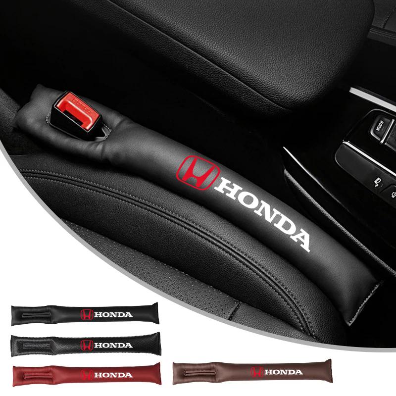 AAFW1 Car Seat Gap Filler Strip Soft Pads Leather Car Styling Spacer For Honda civic accord fit jazz pilot CRV odyssey passport city
