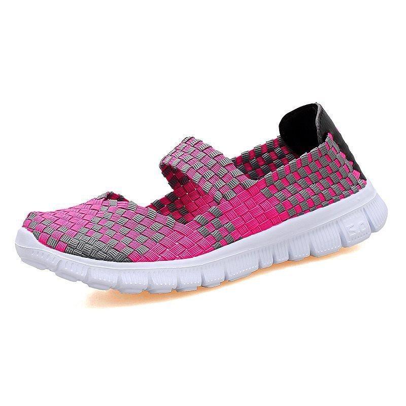 Туфли с неглубоким носком, новые женские туфли на все четыре сезона, ручная работа, повседневные женские туфли для мам