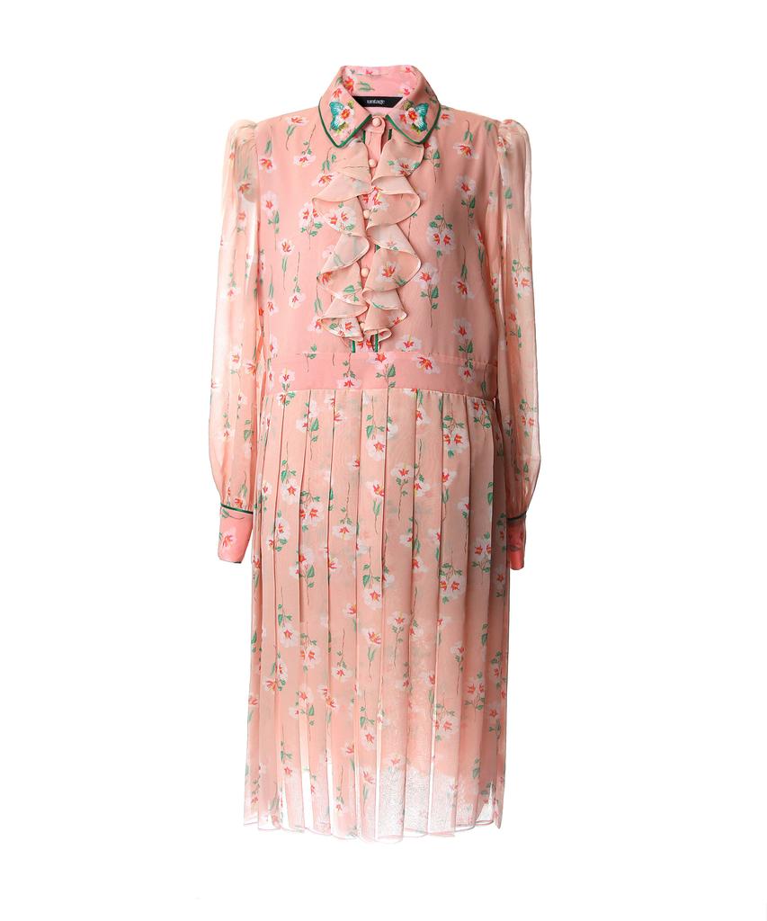 Untage Rose Of Sharon Frill Dress [Pink(Woman)]_Uws-Fs14
