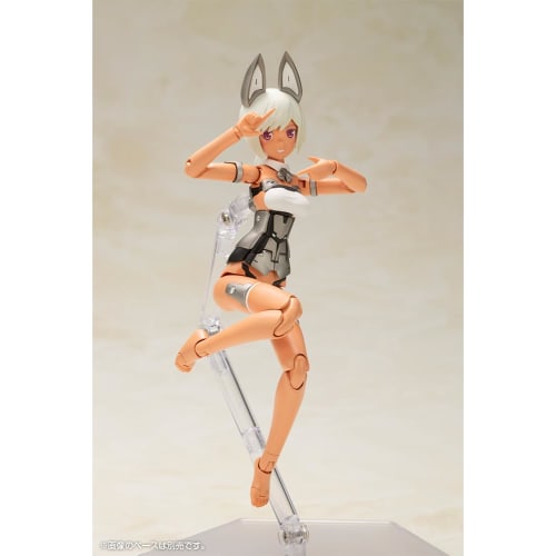 Kotobukiya Frame Arms Girl Leticia Silver Ver., Approximately 150mm Tall, Non-scale Plastic Model