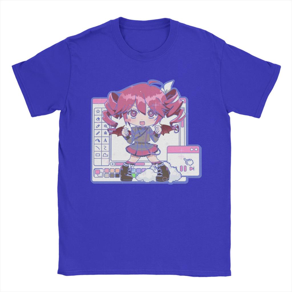 VOCALOID Windows Kasane Teto Футболка Мужская Женская Винтажные Футболки из Чистого Хлопка Футболки с Коротким Рукавом и Круглым Вырезом Взрослая Одежда