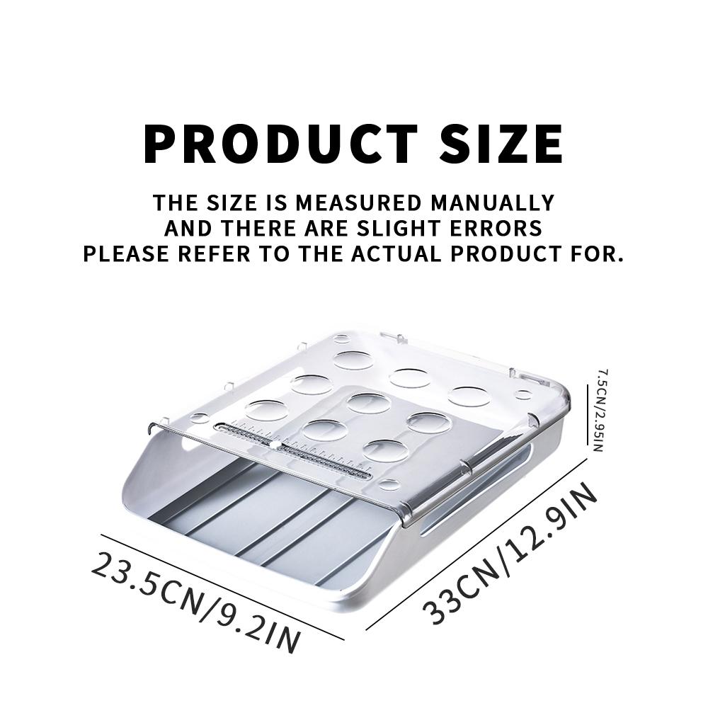 Новый автоматический вращающийся ящик для яиц, кухонные принадлежности, органайзер для хранения в холодильнике, бытовой прозрачный ящик, поднос, экономящий место