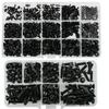 DIN7991 Countersunk Flat Head Hex Bolt Nut Set Kit M2 M3 M4 M5 M6 Black Grade 10.9 Steel Hex Hexagon Socket Flat Head Screw