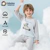 Тонкий хлопковый пижамный комплект для мальчиков Yingbolun
