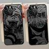 Японский крутой аниме чехол для iPhone 17 Pro Max 13 Mini 15 12 11 7 8 SE 14 16 Plus Air XS XR Funda Задняя крышка телефона