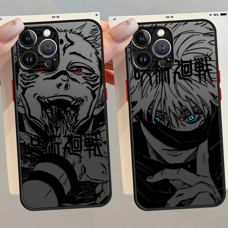 Японский крутой аниме чехол для iPhone 17 Pro Max 13 Mini 15 12 11 7 8 SE 14 16 Plus Air XS XR Funda Задняя крышка телефона