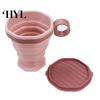Portable Silicone Coffee Tumbler Collapsible Travel Cup for Hot Reusable Foldable And Cold Drinks To-Go Pocket Size Eco-friendly Mug