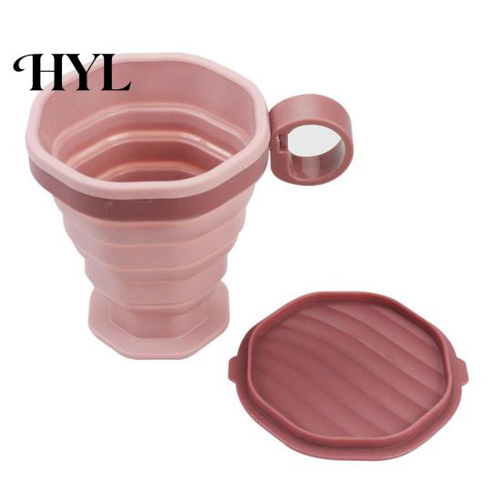Portable Silicone Coffee Tumbler Collapsible Travel Cup for Hot Reusable Foldable And Cold Drinks To-Go Pocket Size Eco-friendly Mug