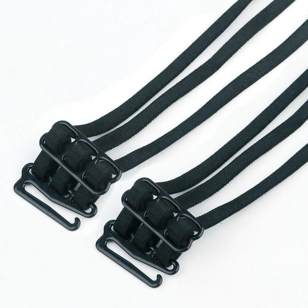 1pair Three Rows Shoulder Straps Adjustable Underwear Straps Intimates Accessories Bra Strap Women