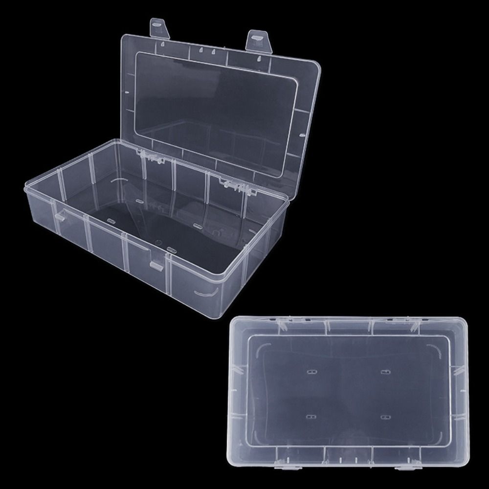 Прозрачный прозрачный ящик для хранения пластиковых мелочей органайзер упаковочные коробки