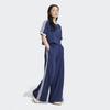 Adidas Unisex Loose French Terry Wide Leg Pants Navy Jc5765