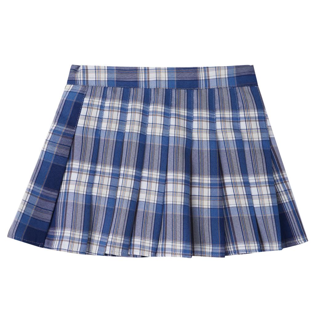 Юбка-сетка для девочек, плиссированная, эластичная талия, нескользящая подкладка, универсальная, универсальная, повседневная, игровая юбка