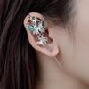 Butterfly Unisex Hollow Earrings Geometric Design Zinc Alloy Looks Trendsetting