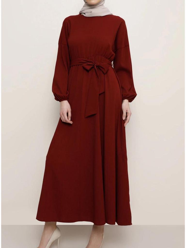 Batwing Sleeve Abaya: 2021 Middle Eastern Women's Long Dress