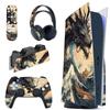 Sticker Sticker for PlayVital Ps5 Console Sticker Vinyl Sticker for Ps5 Controller Headset Remote Control Charging Station (disc Version), & & &