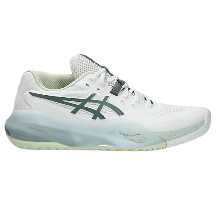 Asics GEL RESOLUTION X Low Top Tennis Shoes Women's White Sneakers 1042A279-102