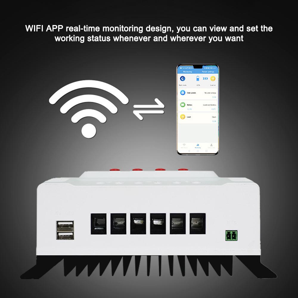 Интеллектуальный контроллер солнечных зарядов, управление приложением для мобильного телефона, устройство мониторинга данных в реальном времени