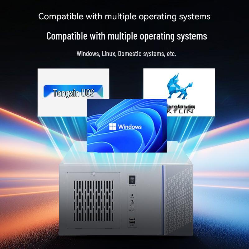 Промышленный управляющий компьютер IPC-620 6-го поколения Core для настенного монтажа с несколькими последовательными портами, хост 4U.