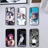 Крутая Аниме Девушка R-Reze Чехол для Телефона для Samsung Galaxy A73,A72,A71,A70,A53,A52,A51,Других Мягкий Черный Чехол