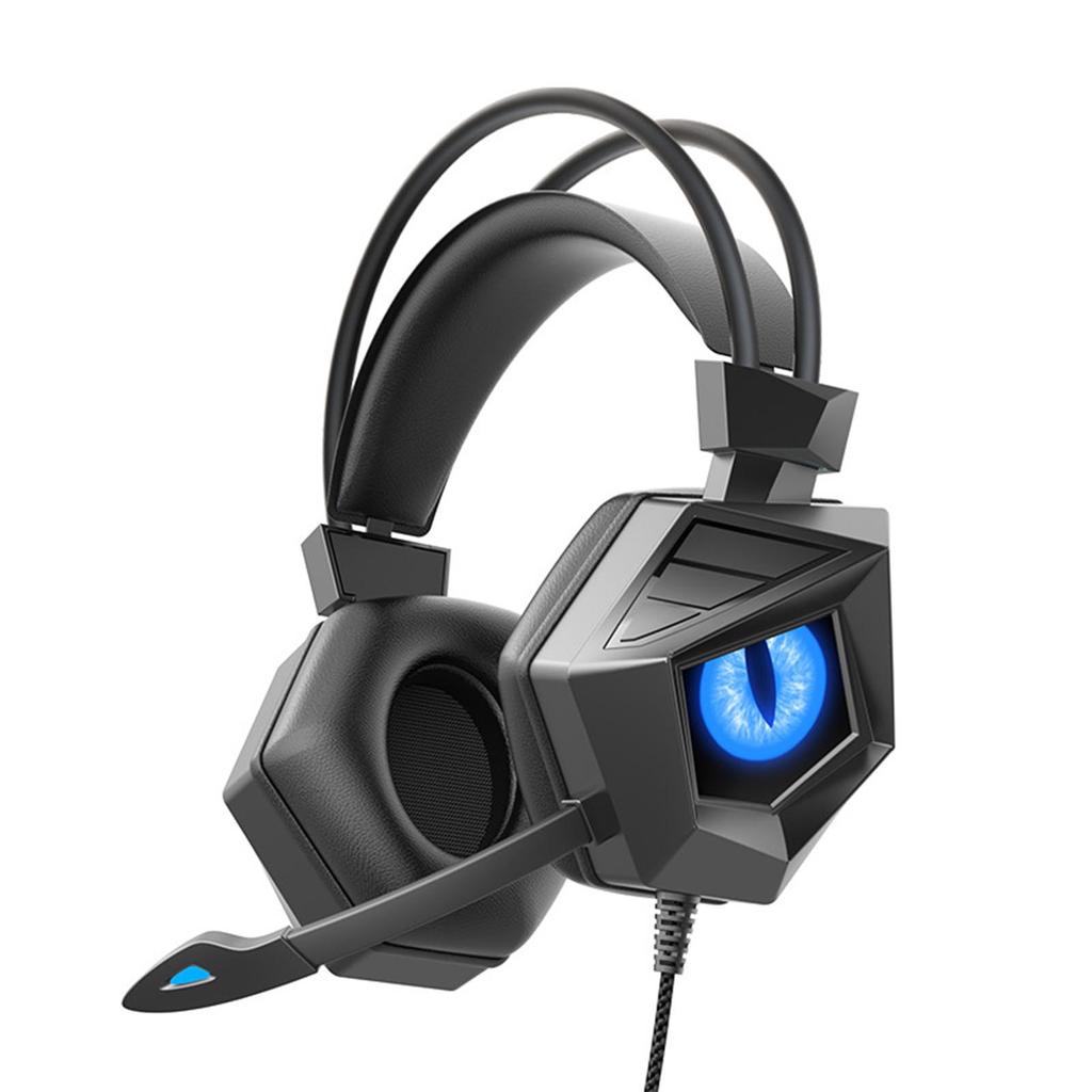 Wired Gaming Headset Professional Ergonomic Comfortable Clear Gaming Headset for PC Computer Black