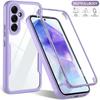 360 Full Screen Protection HD Transparency Phone Cover Case For iPhone Samsung Xiaomi Redmi OPPO
