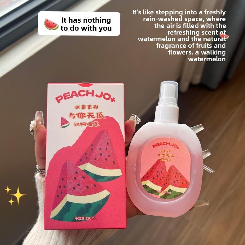 Дезодорирующий спрей для одежды с ароматом груши, персика и винограда, стойкий и легкий аромат для мужчин и женщин