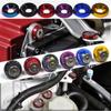 10 шт. модифицированных шестигранных крепежей для автомобилей JDM, шайба крыла, бампер, двигатель, вогнутые винты, шайба крыла, болты для номерного знака, автомобильный стиль M
