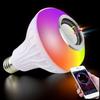 Лампа-колонки E27 RGB с Bluetooth и пультом ДУ - Звуковая панель с меняющимся цветом