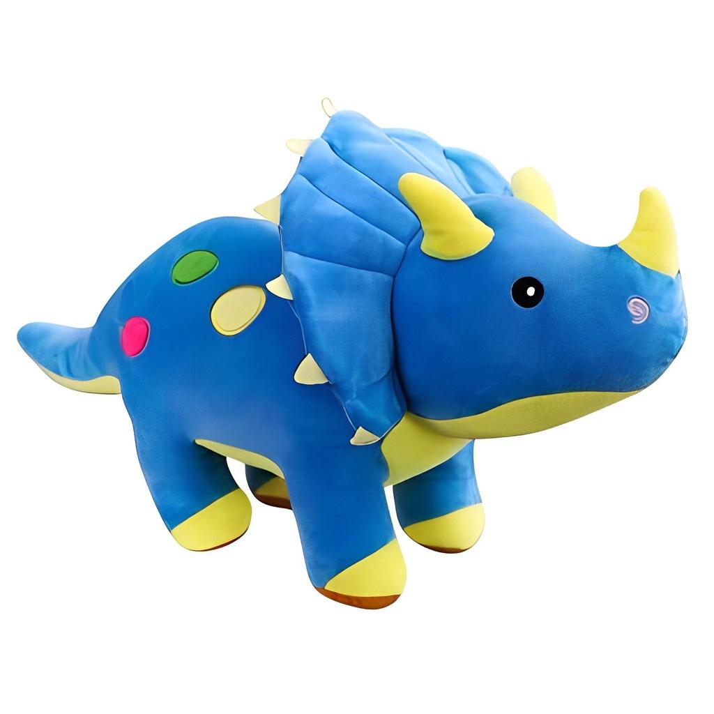 Soft Adorable Triceratops Plush Toy Comfy Critters Gift For Kids Teens