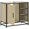 Bathroom Vanity Cabinet Sonoma Oak 65 x 33 x 60 cm Particleboard