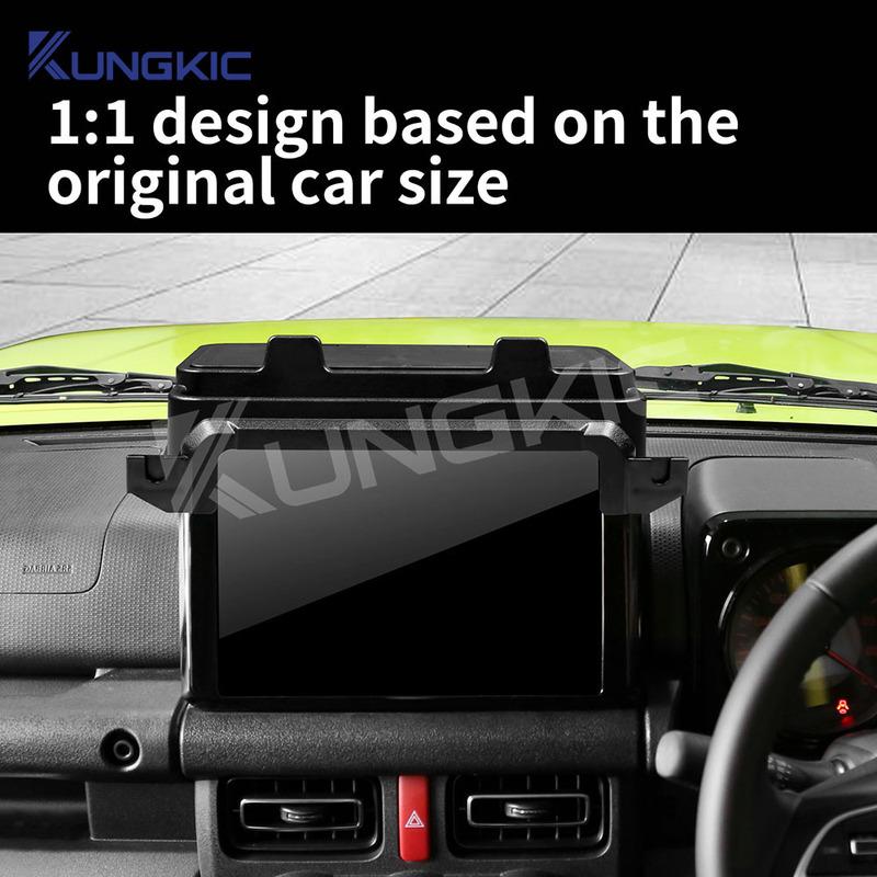 Ящик для хранения для Suzuki Jimny JB64 JB74 2018 2024 2025 Скрытый лоток в центральной консоли автомобиля за экраном