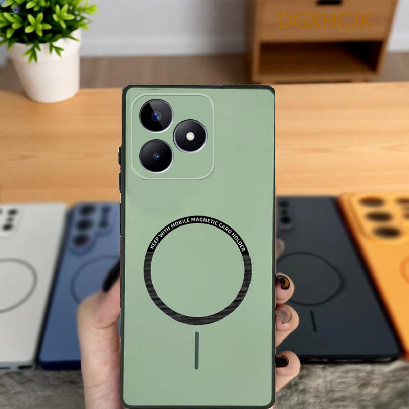 Чехол для Realme C53 Чехол для телефона Realme Note 50 Чехол для Realme C51 Чехол для Narzo N53 Ударопрочный Цветной Магнитный Жесткая Силиконовая задняя крышка