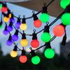 20/30 светодиодных лампочек G50 Globe String Lights для улицы, рождественских шаров, гирлянд для свадебной вечеринки, декора сада и двора
