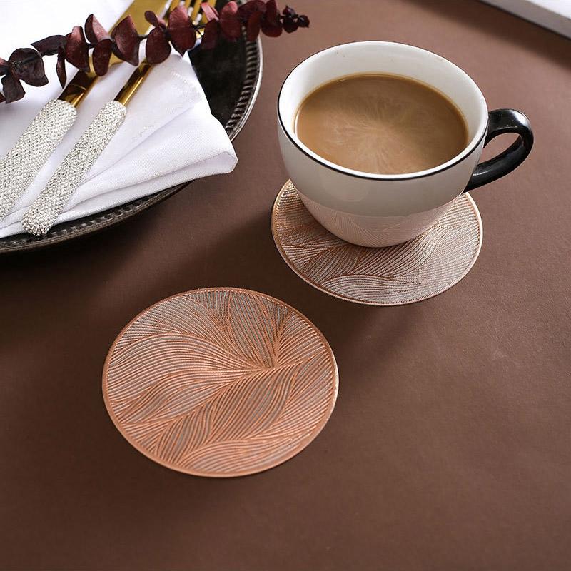 Круглый коврик под чашку Термостойкая подставка под обеденный стол Противоскользящая защита для обеденного стола Кухонные принадлежности Кружка для кофе и чая с горячим напитком