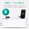 ELECOM Cable Storage Box with 6 Power Strip White Outlets, EKC-BOX001WH