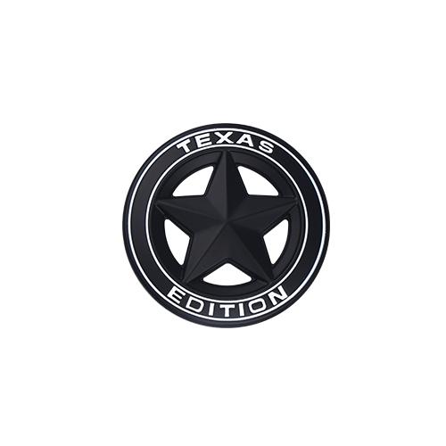 3D Metal TEXAS EDITION Pentagram Emblem Car Decoration Sticker For Jeep Ranegade Patriot Wrangler YJ JK Grand Cherokee Compass ALY1