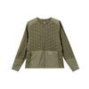 Solid Waterproof Running Color Block Jacket Women Jackets Olive-Green DQ6710-222