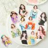 30pcs Kawaii Fashion Girl PET Stickers Creative Handbook Decoration DIY Diary Album Scrapbook Aesthetics Stationery Stickers