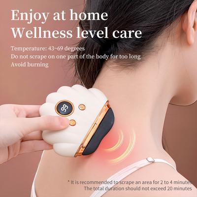 Электрическая доска Гуа Ша из Бяньши, красный свет, вибрация, массажный инструмент для Гуа Ша, умный прибор для красоты и лифтинга лица, V-образное лицо