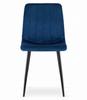 LAVA chair - navy blue velvet x 1