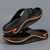 Fashion 2025 Summer Slippers Men Flip Flops Thick Soled EVA Soft Slides For Men Non-Slip Fashion Sandals Outdoor Beach Summer Shoes