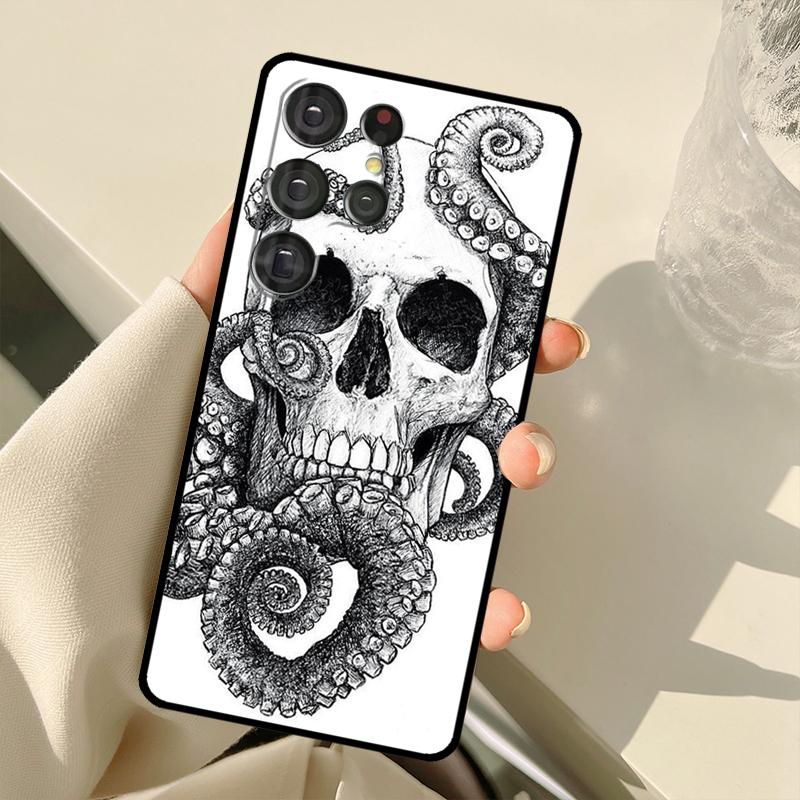 Забавный чехол-череп для Samsung Galaxy S23 S22 S21 Ultra Note 20 S8 S9 S10 Note 10 Plus S20 FE S21 FE
