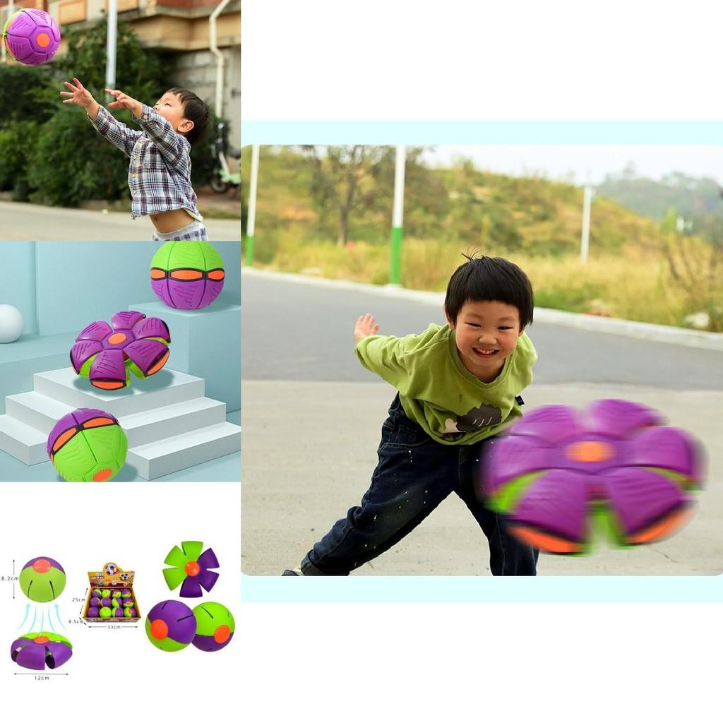 Colorful Carrot Flying Saucer Ball For Kids With Bouncing Light Up Features