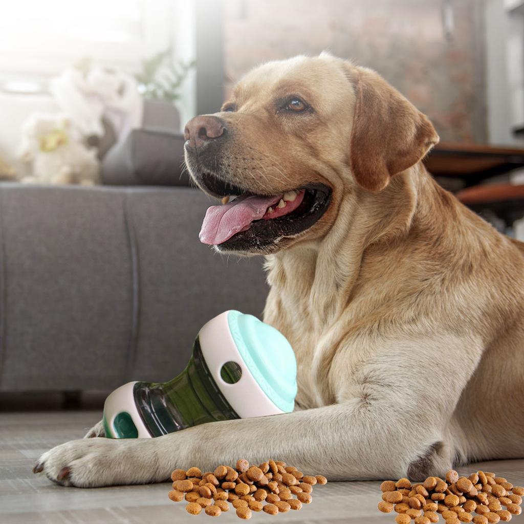Игрушки для домашних животных: Катающиеся и вращающиеся игрушки для кормления собак, регулируемые, для кусания, прорезывания зубов и медленного кормления