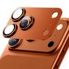 Для iPhone 17 Pro Max Защитное стекло для объектива камеры Металлическая броня Закаленное стекло Защитная крышка на всю камеру Легкая установка