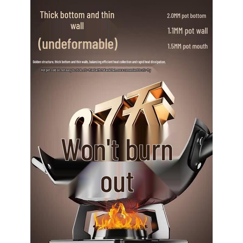 ASD 'Rust-Proof' Gen 3 Fine Iron Stir-Fry Wok