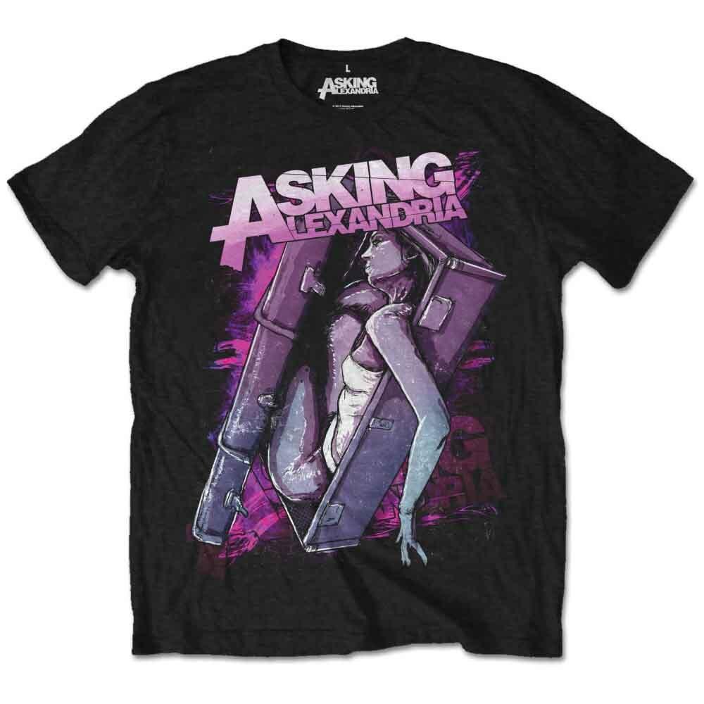 Asking Alexandria Coffin Girl Официальная футболка мужская мужская